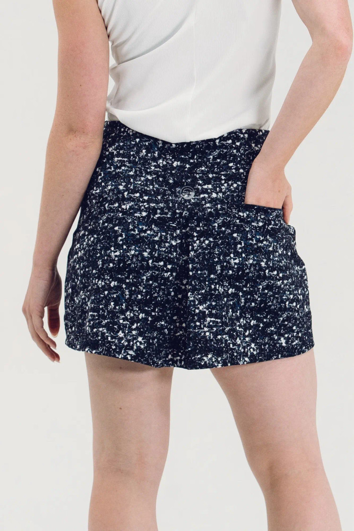 Foray Golf Boucle Button Front Skort