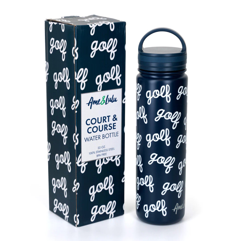 Ame & Lulu Course & Court Golf Water Bottle