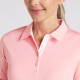 Puma Pink Fruit Pique Accent Short Sleeve Polo