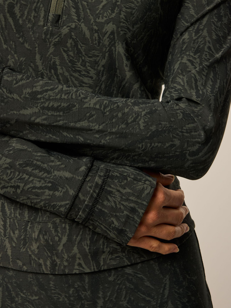 Greyson Camp Feather Jacquard Halley Quarter Zip