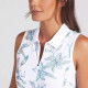 PUMA Lily Floral White MATTR Sleeveless Polo