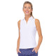 BelynKey Pippa Chalk Sleeveless Polo