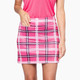 Golftini Stretch Tech Power of Pink Plaid Skort