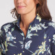 PUMA Lily Floral YouV Brrr 1/4 Zip Long Sleeve Cooling Mock