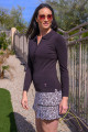 Golftini Performance Side Pleat Skort - Jump Around