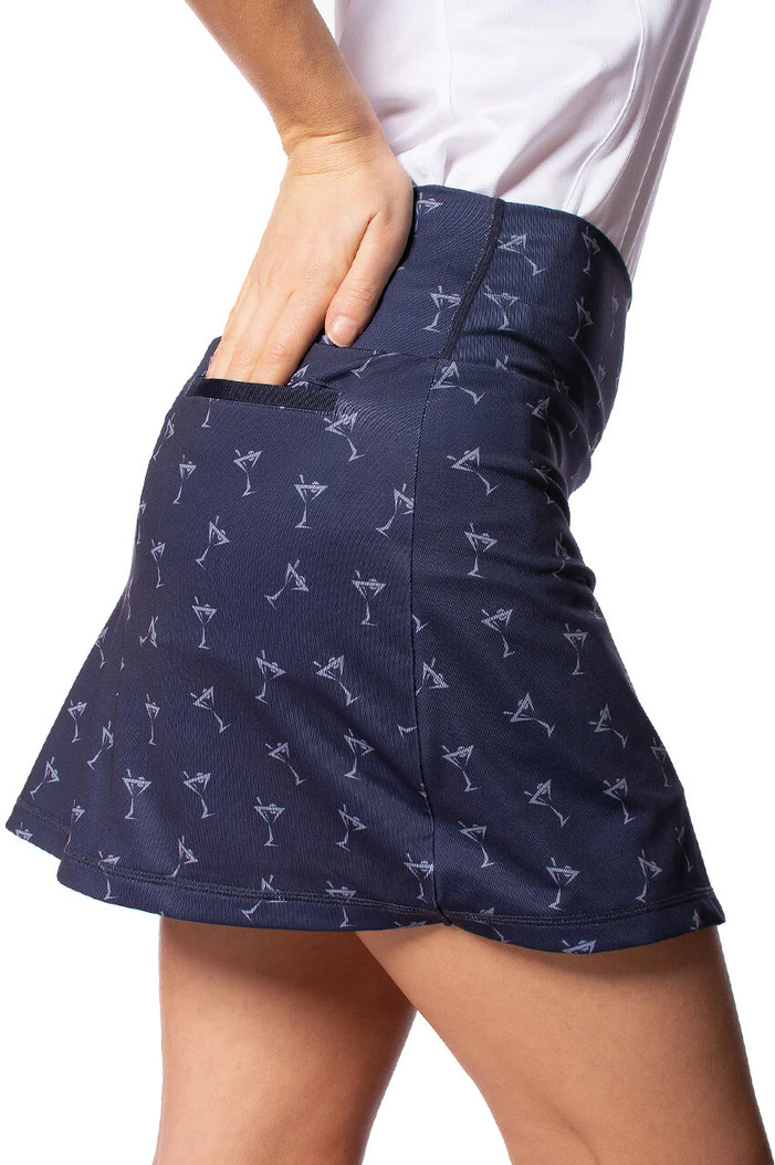 Golftini Pull On Asymmetrical Tech Skort - Shaken