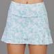 Denise Cronwall Cyan Tiered Skort - Floral