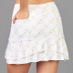 Denise Cronwall Golden Tiered Skort - Gold/White