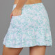 Denise Cronwall Cyan Tiered Skort - Floral