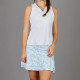Denise Cronwall Cyan Tiered Skort - Floral