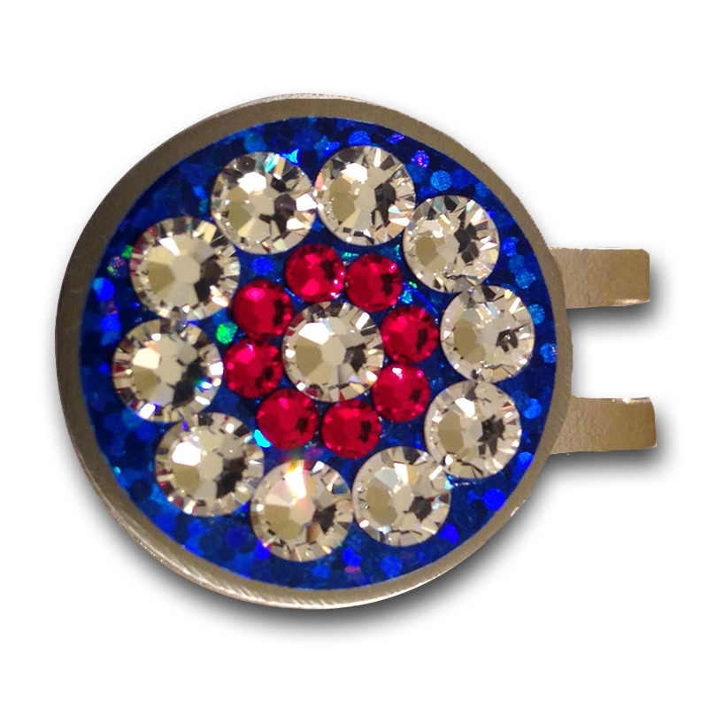 Blingo Ballmarker - Solheim Blue