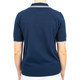 BelynKey Niecie Ink/Lavender Short Sleeve Polo Sweater