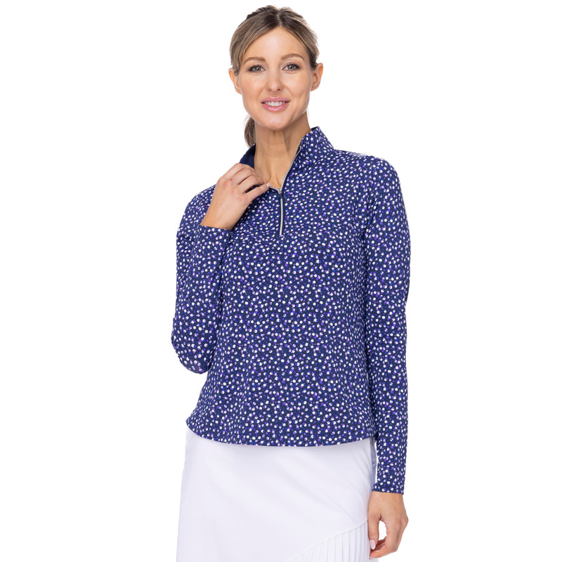 BelynKey Cambridge Speckles Sadie Long Sleeve Mock