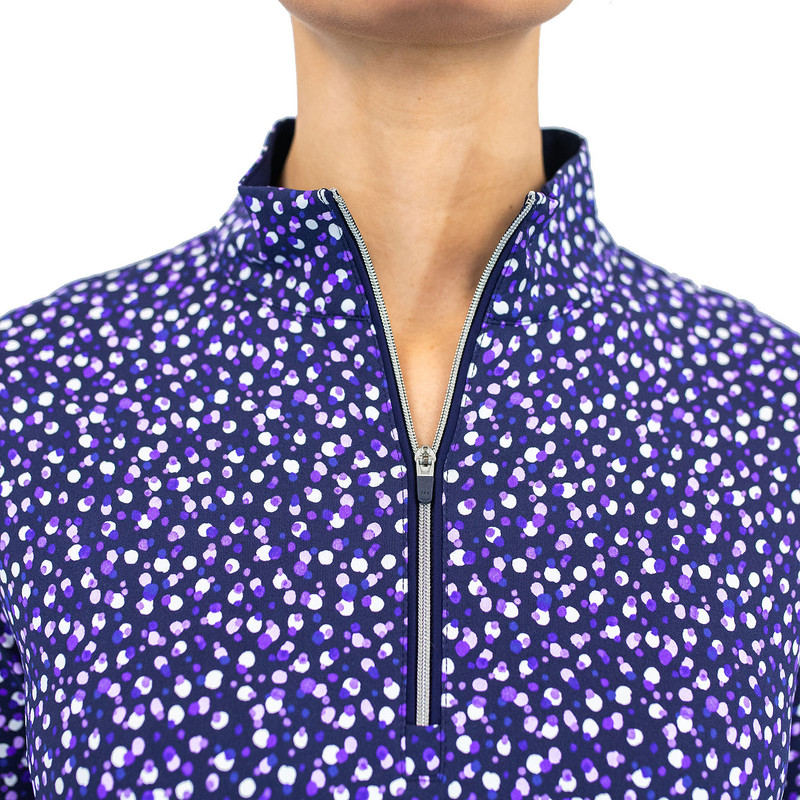 BelynKey Cambridge Speckles Sadie Long Sleeve Mock