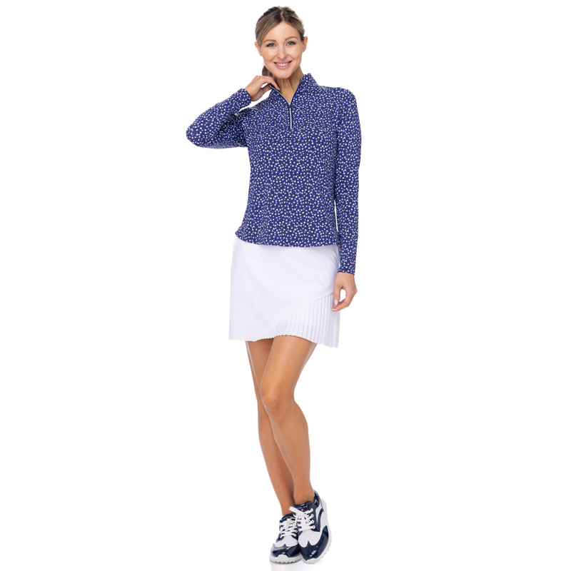 BelynKey Cambridge Speckles Sadie Long Sleeve Mock