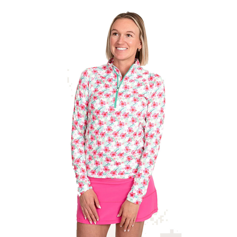 TJ Sport Tropical Long Sleeve Sun Shirt