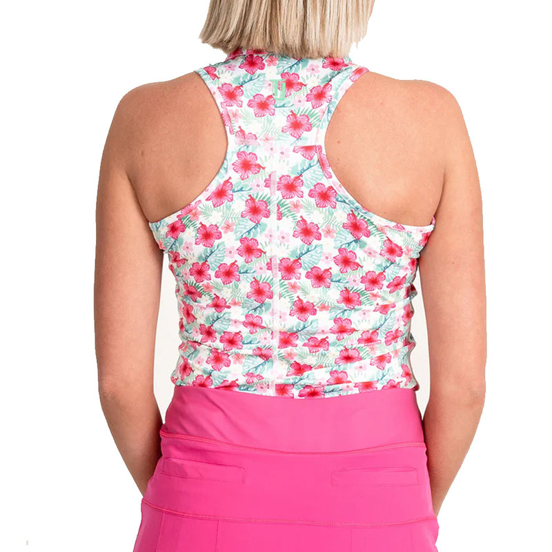 TJ Sport Tropical Racerback Polo