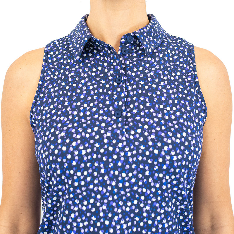 BelynKey Cambridge Speckles Pippa Sleeveless Polo