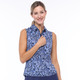 BelynKey Berry Navy BK Sleeveless Polo