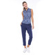 BelynKey Berry Navy BK Sleeveless Polo