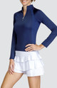 Tail Imelda Long Sleeve Zip Mock (Core Solid)