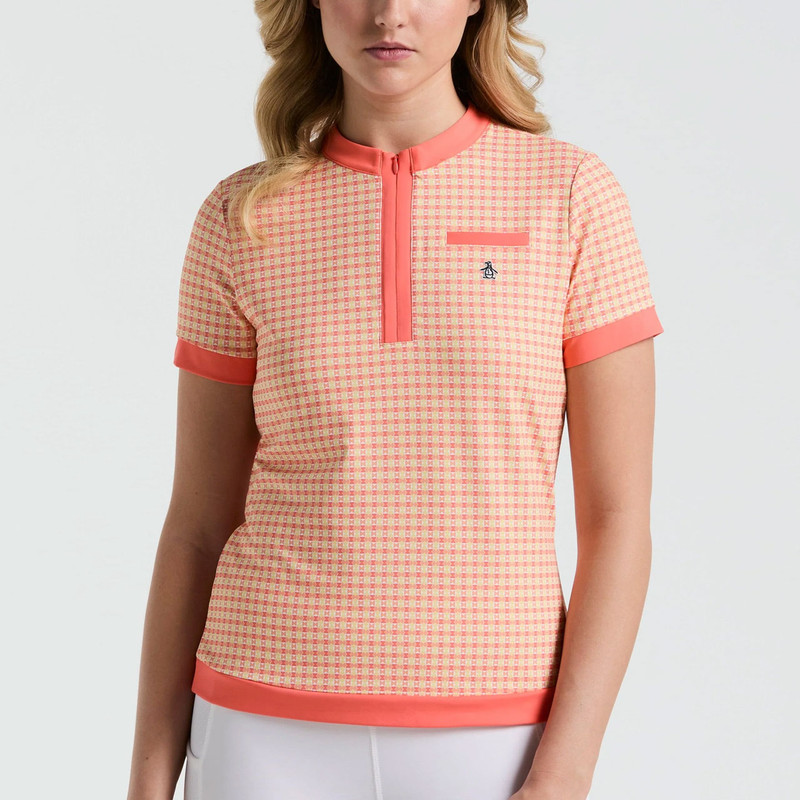 Original Penguin Bow Tie Color Block Top