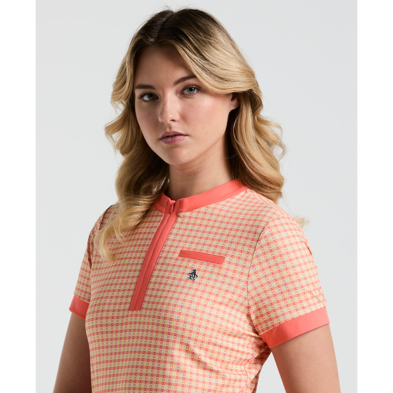 Original Penguin Bow Tie Color Block Top