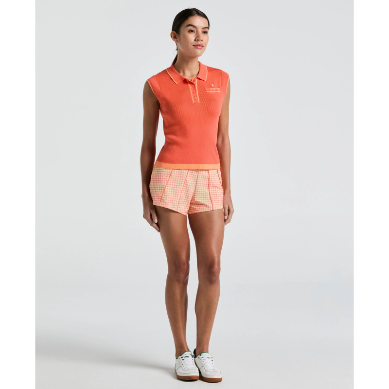 Original Penguin Coral Quartz Sleeveless Sweater Polo