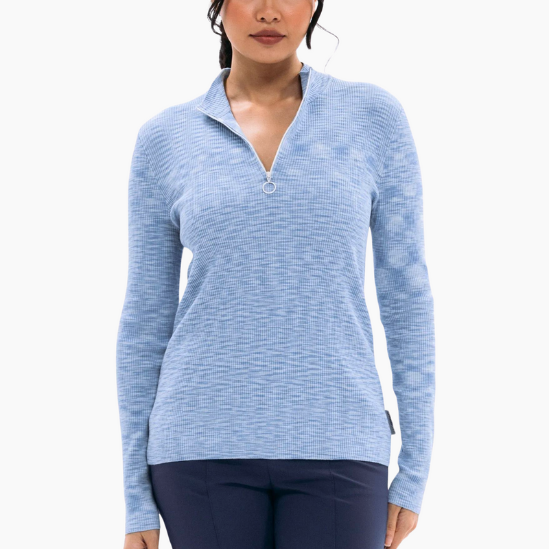 Foray Golf Space Dye Quarter Zip