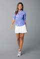 IBKUL Rebecca Ruched Half Sleeve Mock