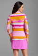 IBKUL Amy Long Sleeve Ruched Polo