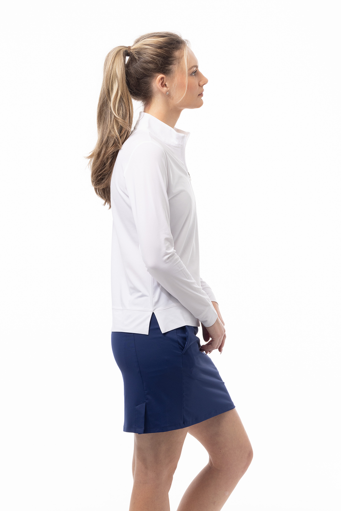 SanSoleil SolMelange Golf Club Quarter Zip Pullover