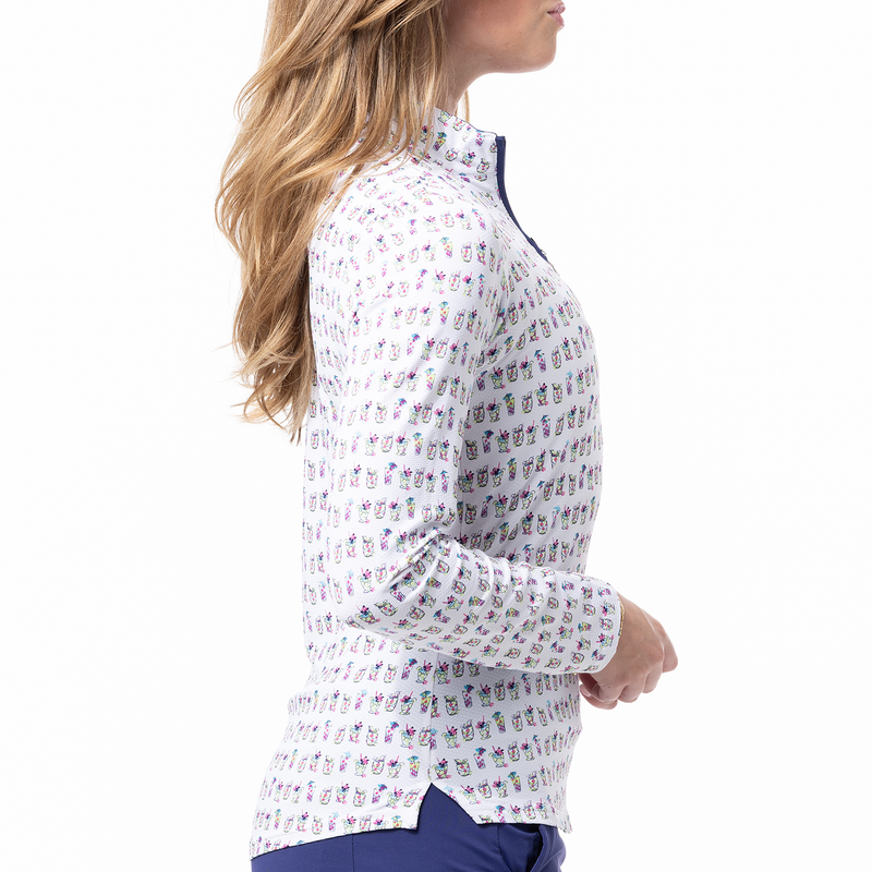 SanSoleil Bay Breeze Long Sleeve SolTeK LUX Mock