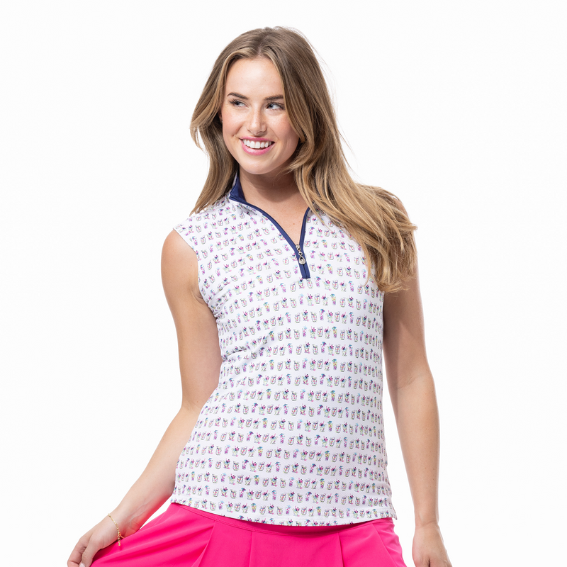 SanSoleil Bay Breeze Sleeveless SolTeK LUX Mock