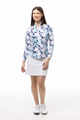  SanSoleil Magnolia Navy SolairCool Long Sleeve Solid Mock