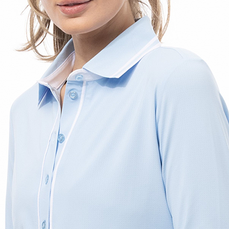 SanSoleil SolairCool Tipped Solid Polo