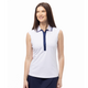 SanSoleil SolairCool Tipped Solid Sleeveless Polo
