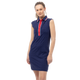 SanSoleil Betsy Sleeveless SolairCool Tipped Polo