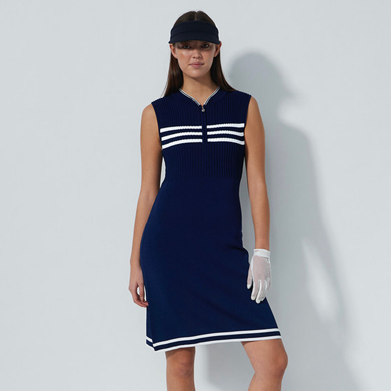 Daily Sports Awara Navy Sleeveless Knit Dress