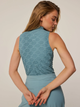 Greyson Agave Wolf Links Lace Sleeveless Halley Mock