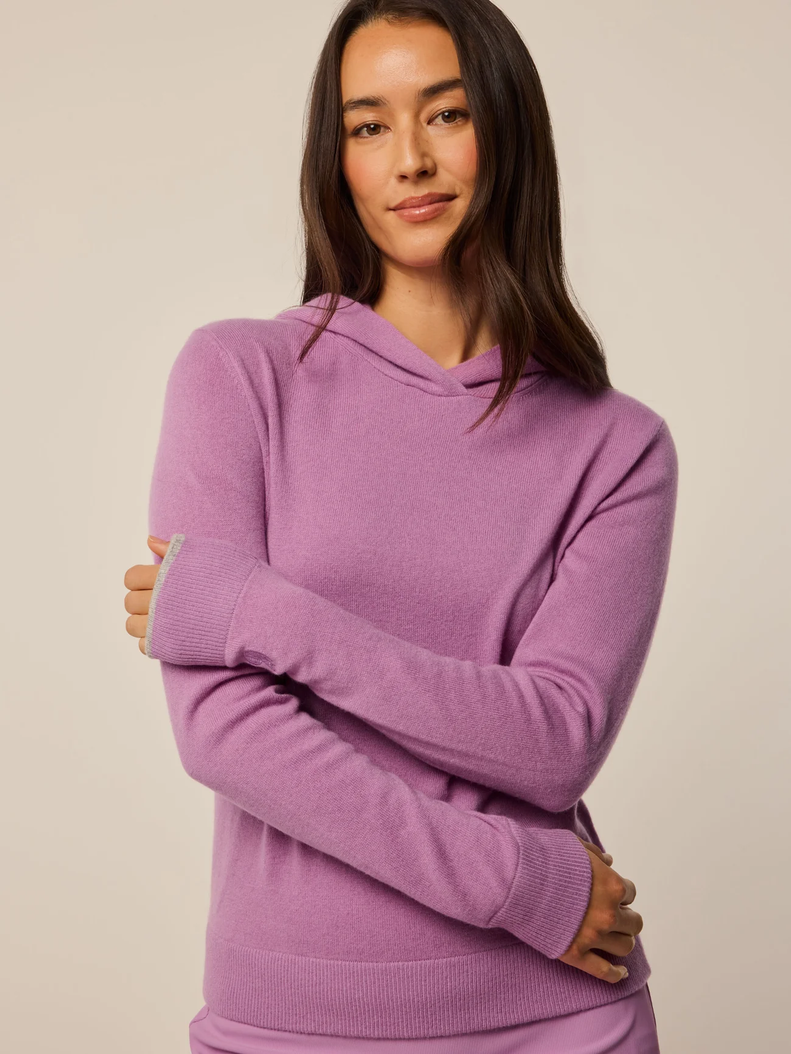 Greyson Peony Classic Koko Cashmere Hoodie