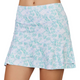 Denise Cronwall Cyan Tiered Skort - Floral